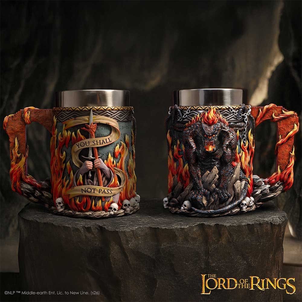 NEMESIS NOW LORD OF THE RINGS BALROG vrč 18CM 801269161590