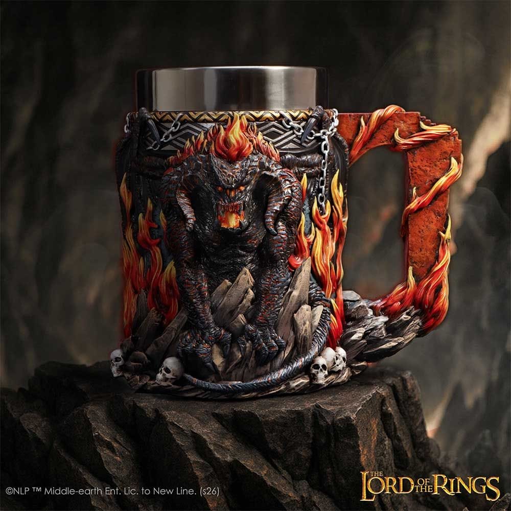 NEMESIS NOW LORD OF THE RINGS BALROG vrč 18CM 801269161590