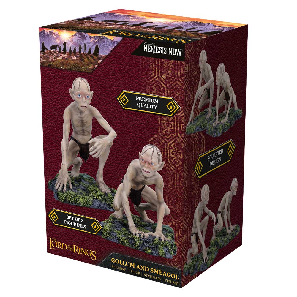 NEMESIS NOW LORD OF THE RINGS GOLLUM AND SMEAGOL (SET OF 2) figuri 13CM 801269160760