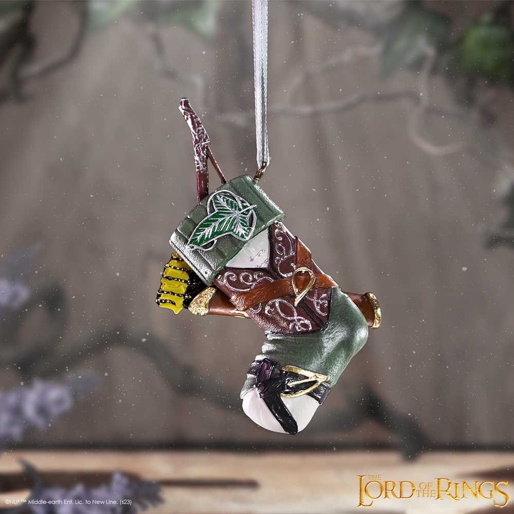 NEMESIS NOW LORD OF THE RINGS LEGO LAS STOCKING HANGING ORNAMENT 801269151881