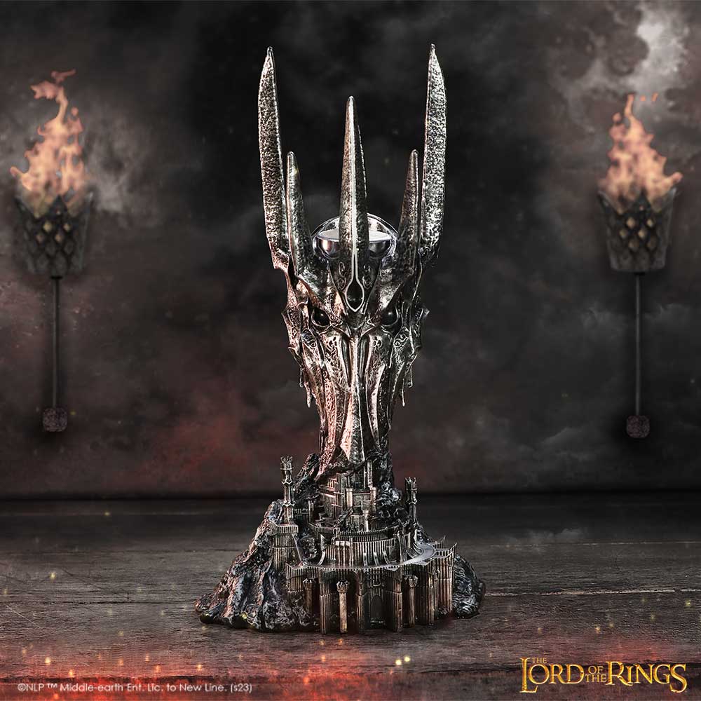 NEMESIS NOW LORD OF THE RINGS SAURON TEA LIGHT svečnik 33CM 801269152970