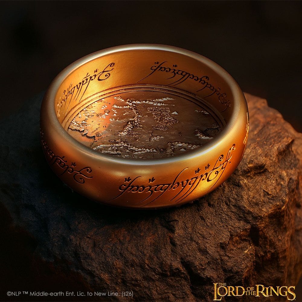 NEMESIS NOW LORD OF THE RINGS THE ONE RING TRINKET posoda 10.8CM 801269160500