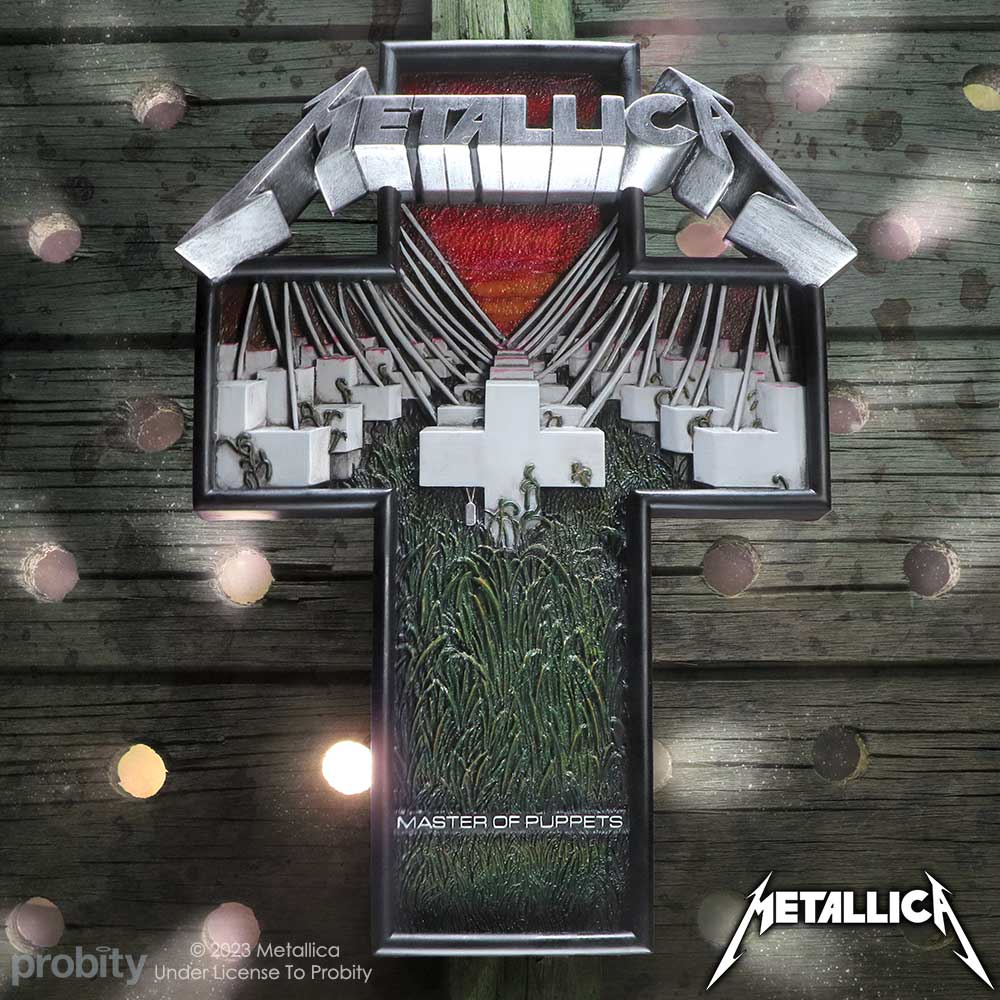 NEMESIS NOW METALLICA MASTER OF PUPPETS WALL PLAQUE 31.5CM 801269150488