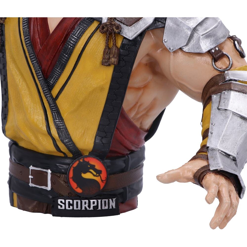 NEMESIS NOW MORTAL KOMBAT SCORPION BUST kipec 29,5CM 801269148614