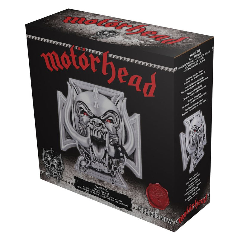 NEMESIS NOW MOTORHEAD WARPIG WALL PLAQUE 30CM STENSKA PLAKETA 801269152925