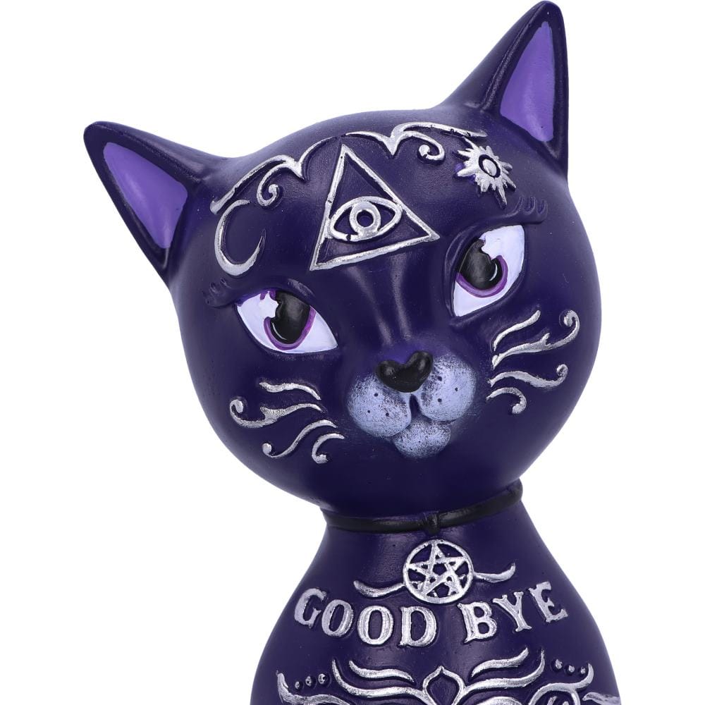 NEMESIS NOW MYSTIC KITTY PURPLE figura 26CM 801269139841