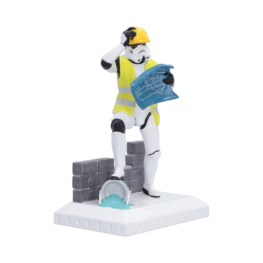 NEMESIS NOW - ORIGINAL STORMTROOPER - HIT A BRICK WALL 17.5CM 801269164355
