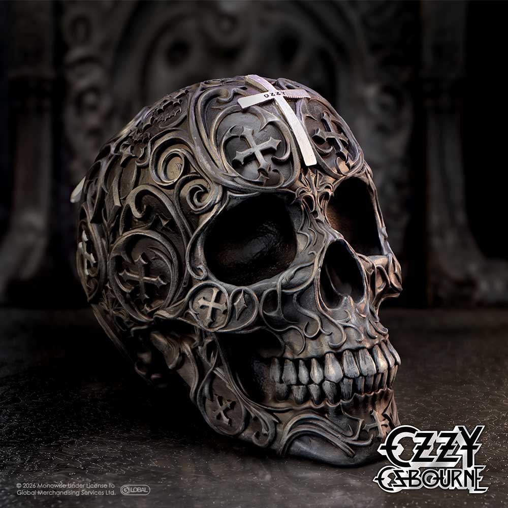 NEMESIS NOW - OZZY OSBOURNE - PRINCE OF DARKNESS SKULL 14,8CM 801269164690