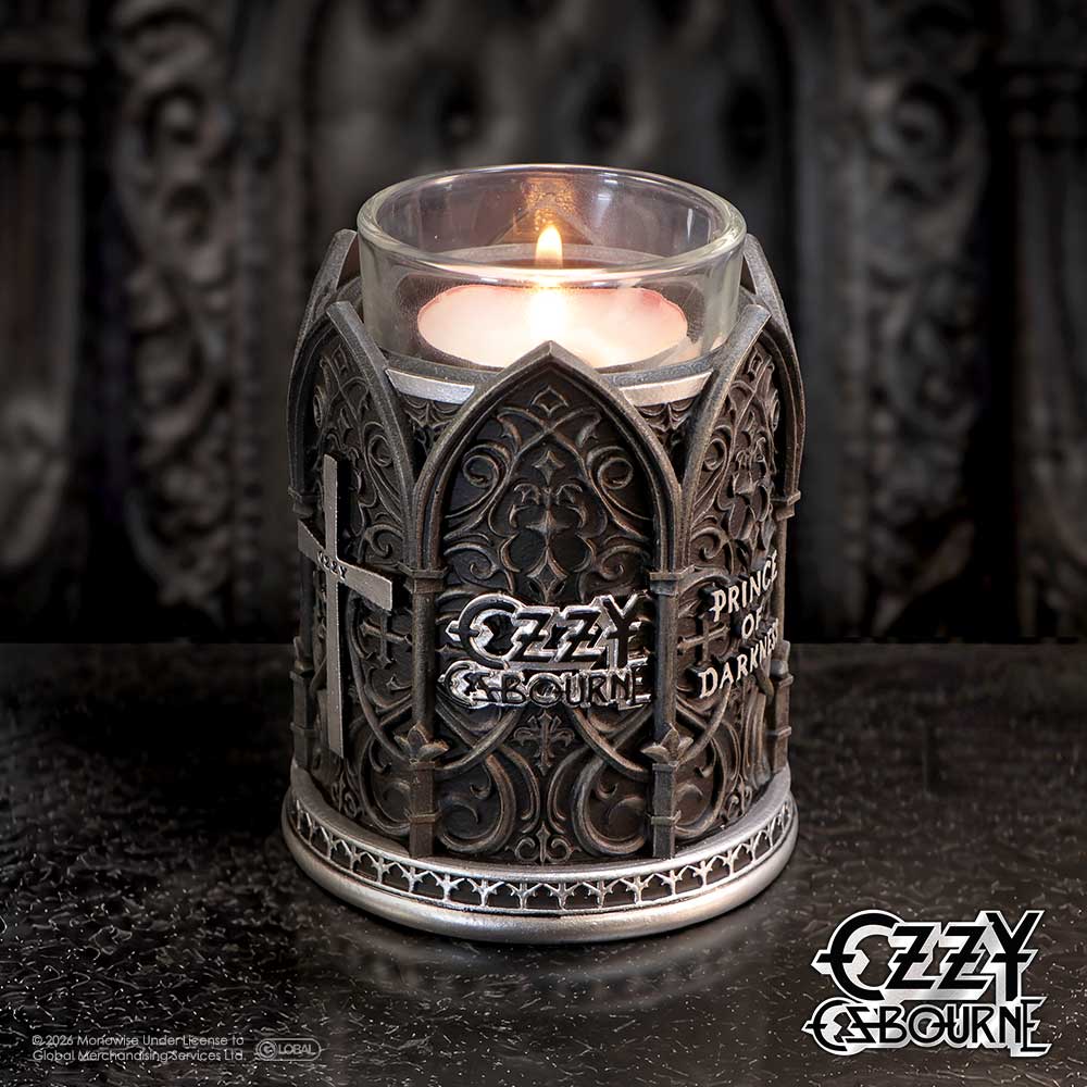 NEMESIS NOW - OZZY OSBOURNE - PRINCE OF DARKNESS svečnik 9,2CM 801269164706