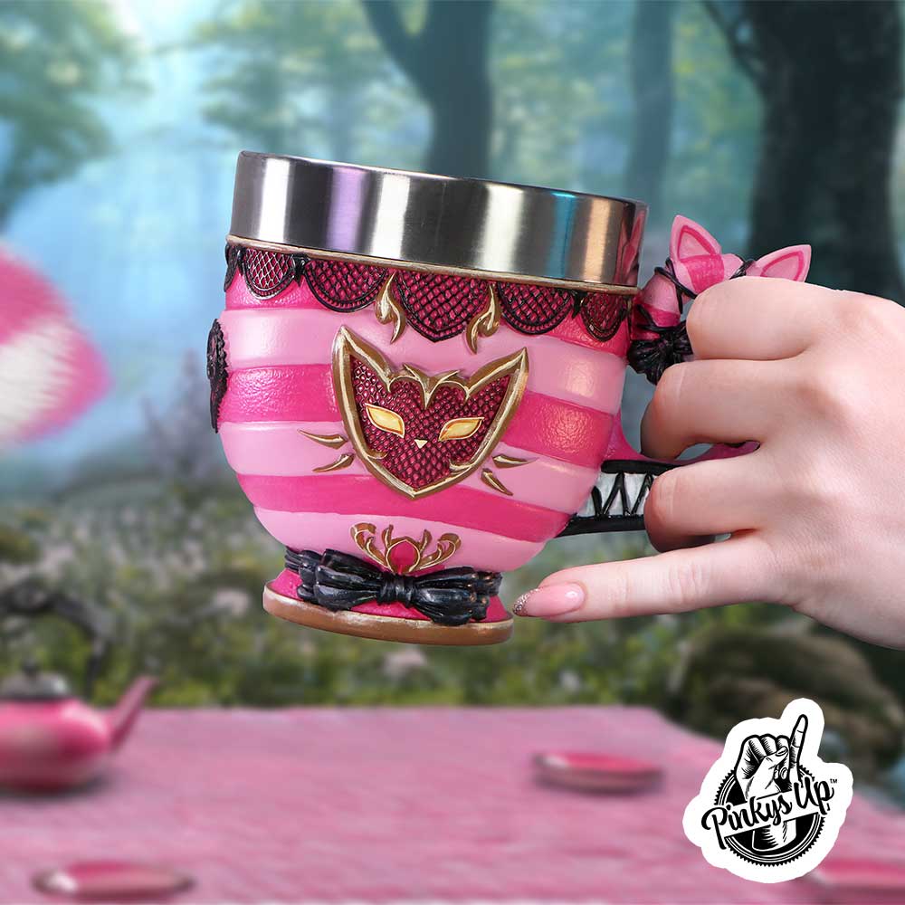 NEMESIS NOW PINKYS UP - CHESHIRE CAT skodelica 801269158606