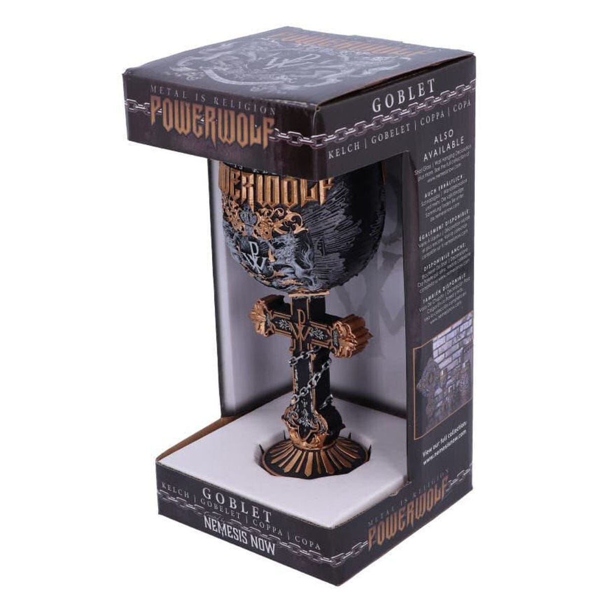 NEMESIS NOW POWERWOLF METAL IS RELIGION GOBLET 22,5CM kelih 801269140182