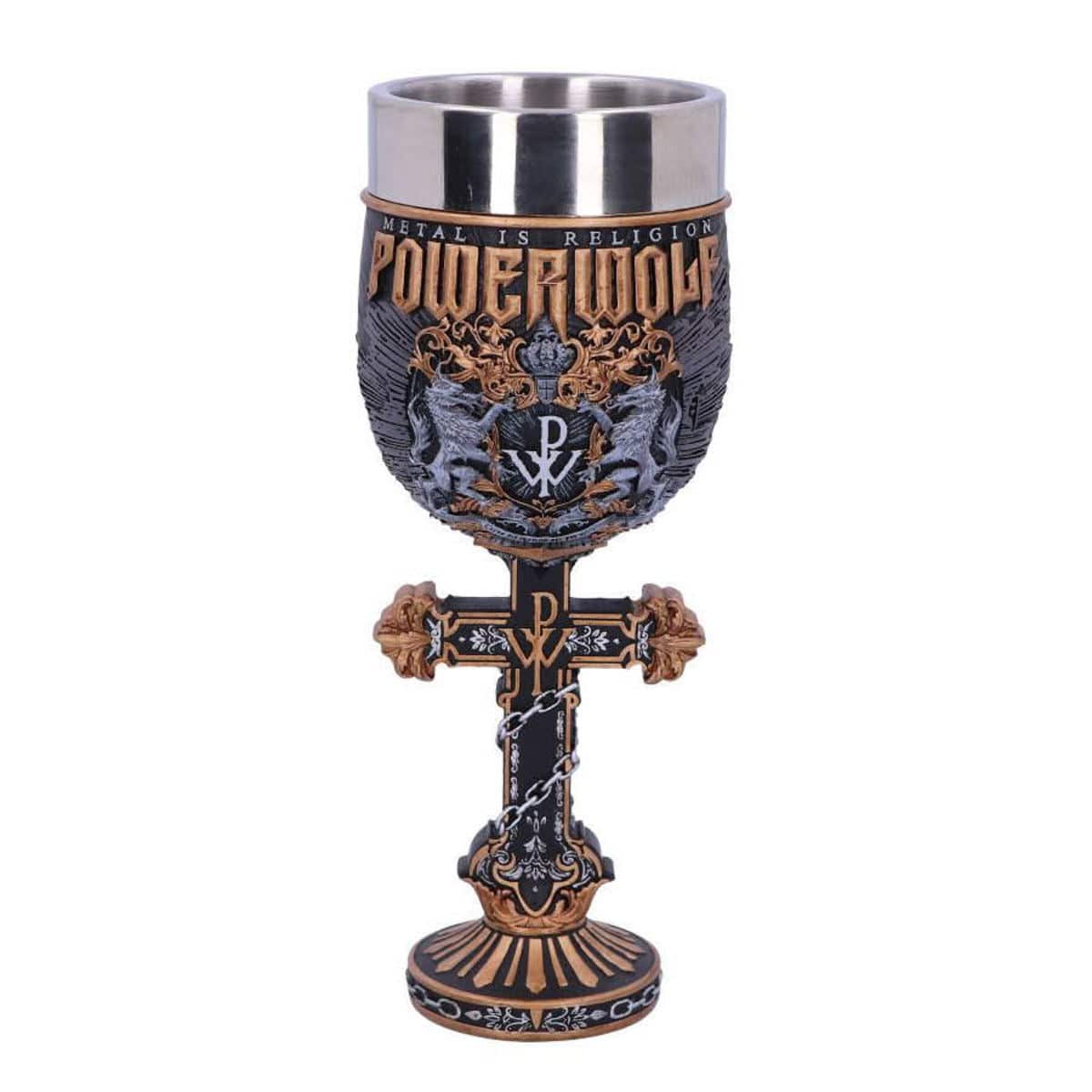 NEMESIS NOW POWERWOLF METAL IS RELIGION GOBLET 22,5CM kelih 801269140182