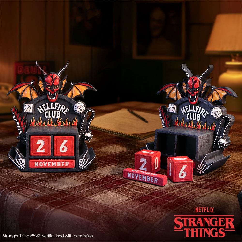 NEMESIS NOW STRANGER THINGS HELLFIRE CLUB PERPETUAL koledar 801269160340