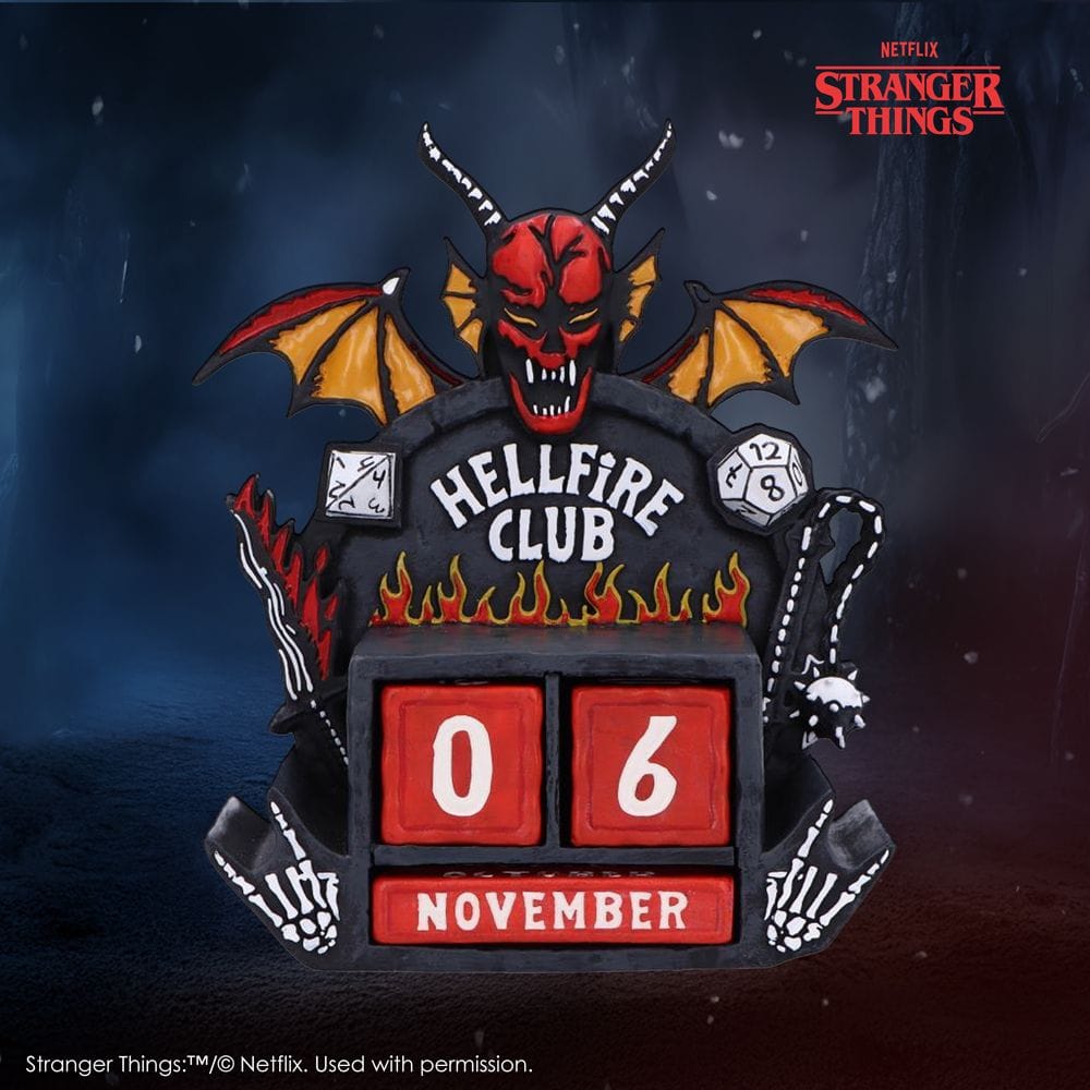 NEMESIS NOW STRANGER THINGS HELLFIRE CLUB PERPETUAL koledar 801269160340