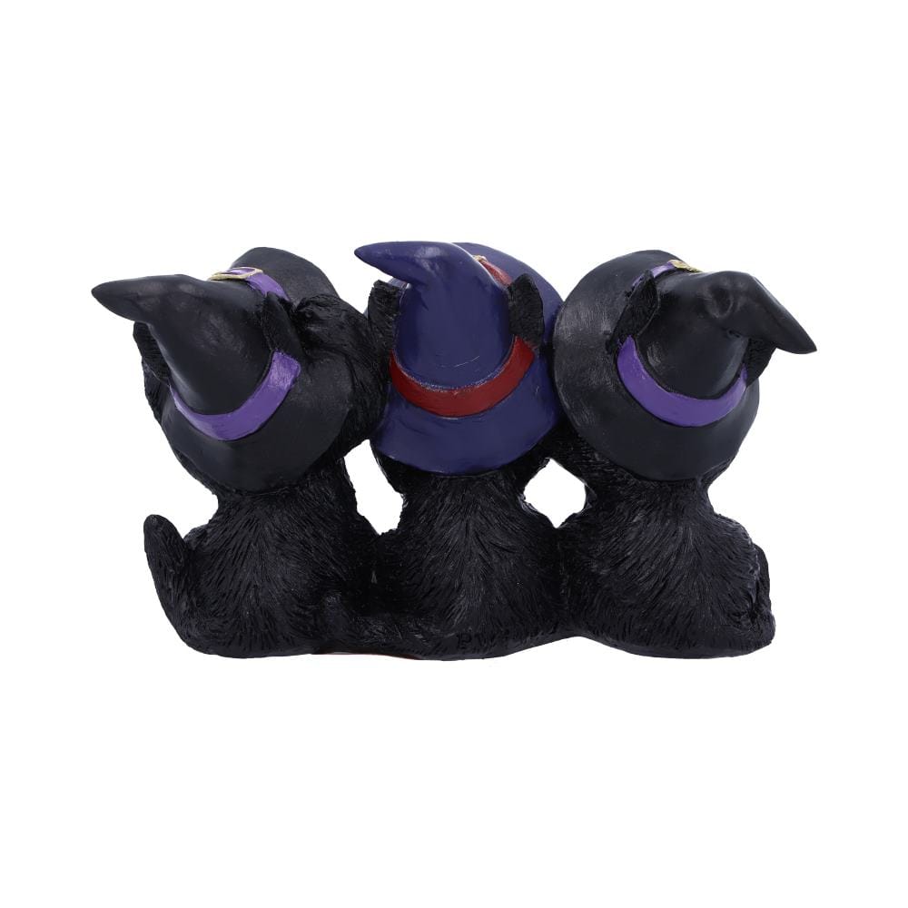NEMESIS NOW THREE WISE BLACK CATS 11,5CM figura 801269142391