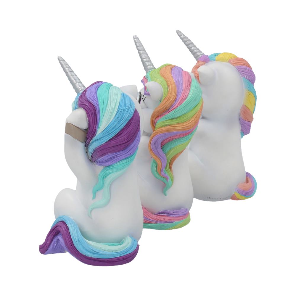 NEMESIS NOW THREE WISE CUTIECORNS figure 9.5CM 801269123307