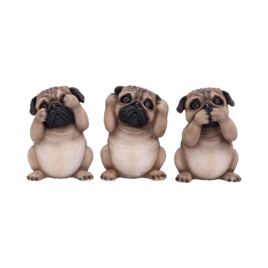NEMESIS NOW Three wise pugs figurica 801269135751