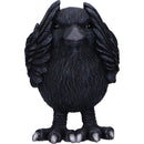 NEMESIS NOW THREE WISE RAVENS 8,7CM set figur 801269147501