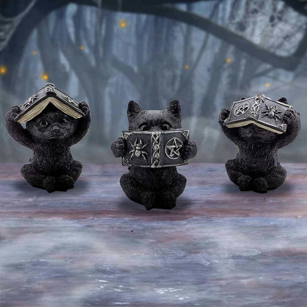 NEMESIS NOW THREE WISE SPELL CATS 8,5CM figure 801269154110
