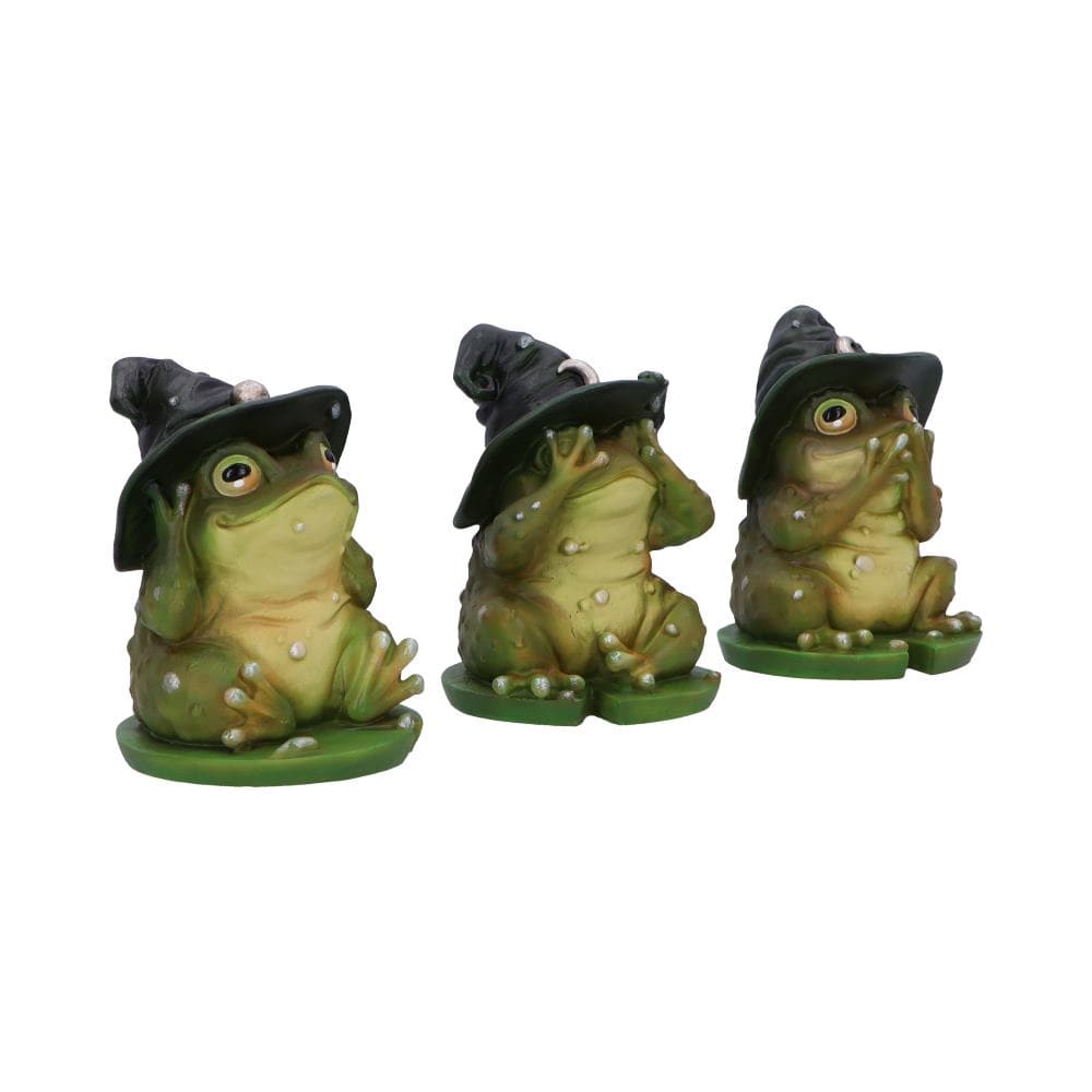 NEMESIS NOW THREE WISE TOADS figure 10.3CM 801269155384