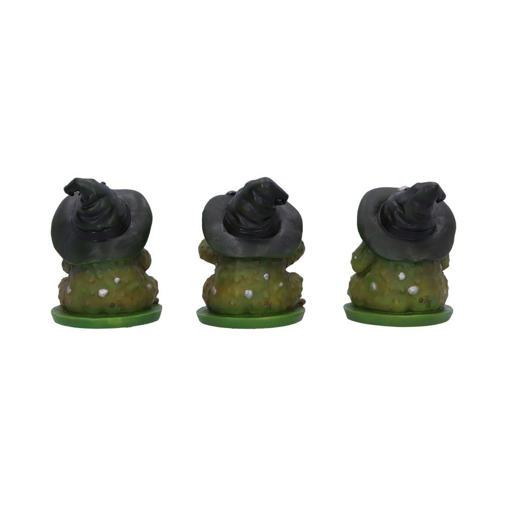 NEMESIS NOW THREE WISE TOADS figure 10.3CM 801269155384