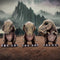NEMESIS NOW THREE WISE TYRANNOSAURUS REX 801269156480
