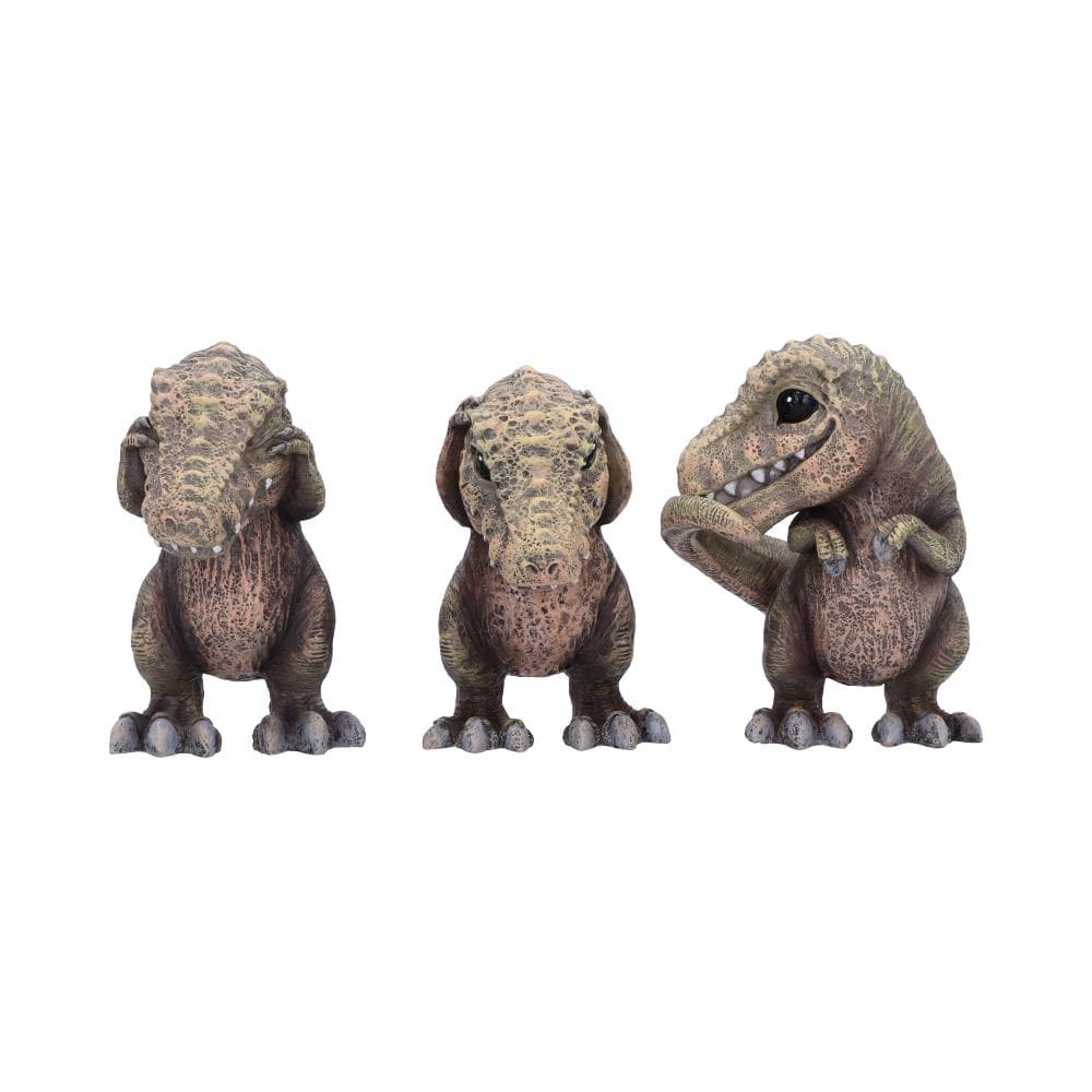 NEMESIS NOW THREE WISE TYRANNOSAURUS REX 801269156480