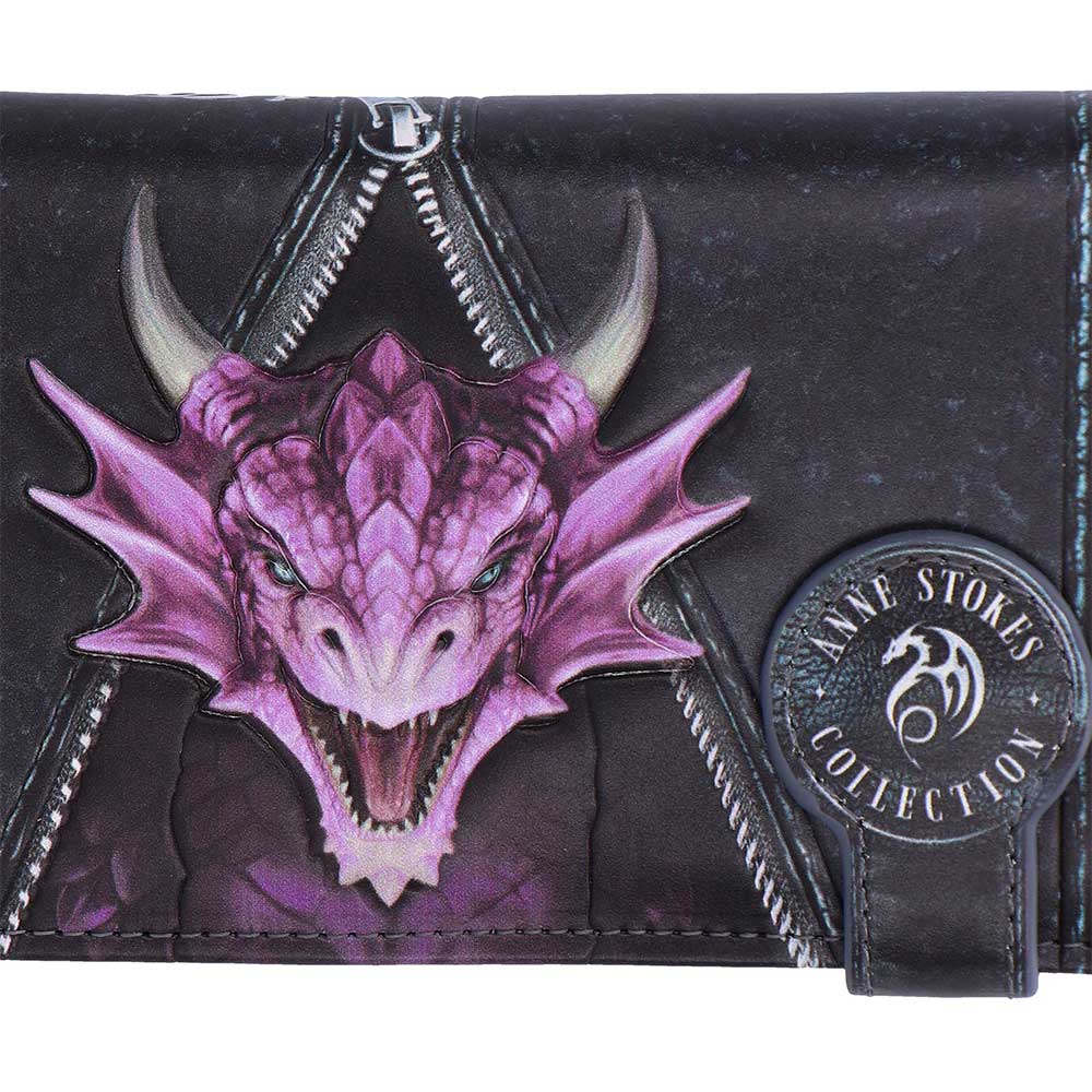 NEMESIS NOW UNZIPPED DRAGON EMBOSSED torbica 18.5CM 801269160814