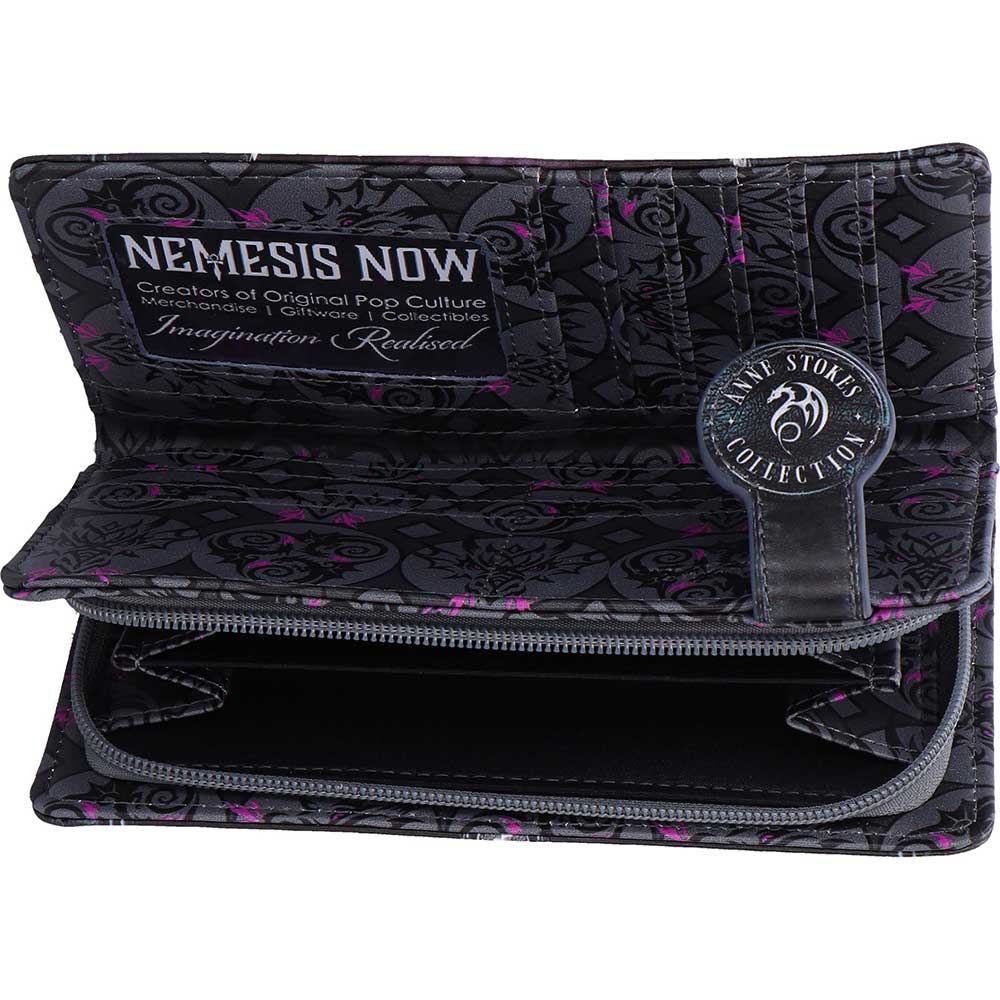 NEMESIS NOW UNZIPPED DRAGON EMBOSSED torbica 18.5CM 801269160814
