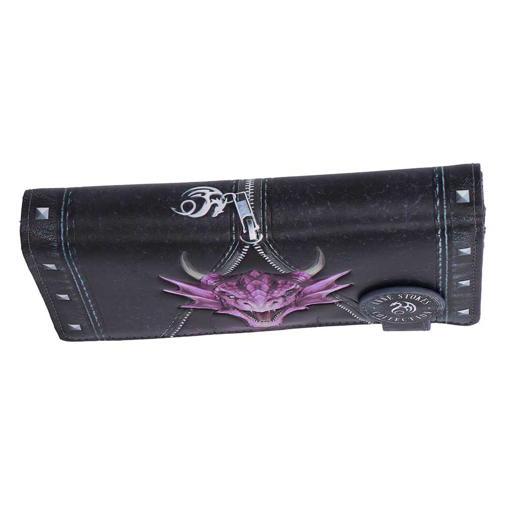 NEMESIS NOW UNZIPPED DRAGON EMBOSSED torbica 18.5CM 801269160814