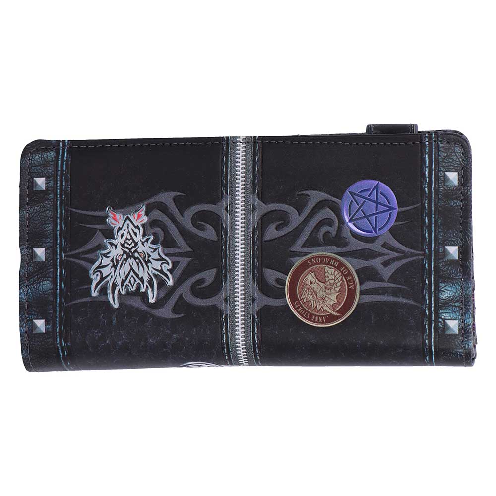 NEMESIS NOW UNZIPPED DRAGON EMBOSSED torbica 18.5CM 801269160814