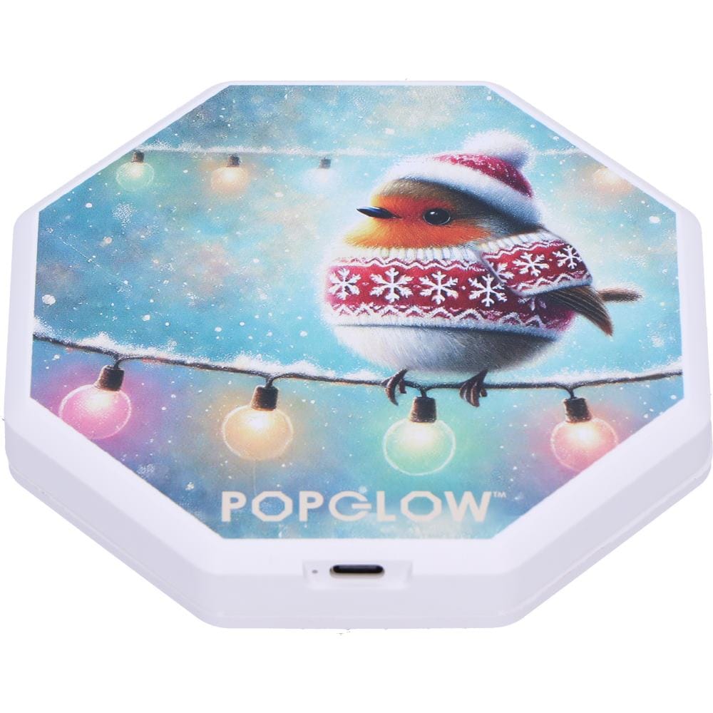NEMESIS NOW WINTER ROBINS zložljiva svetilka 21CM 801269160388