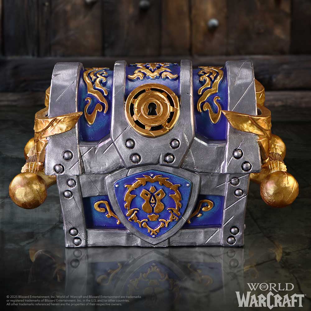NEMESIS NOW WORLD OF WARCRAFT ALLIANCE WAR CHEST škatla 18.5CM 801269159665