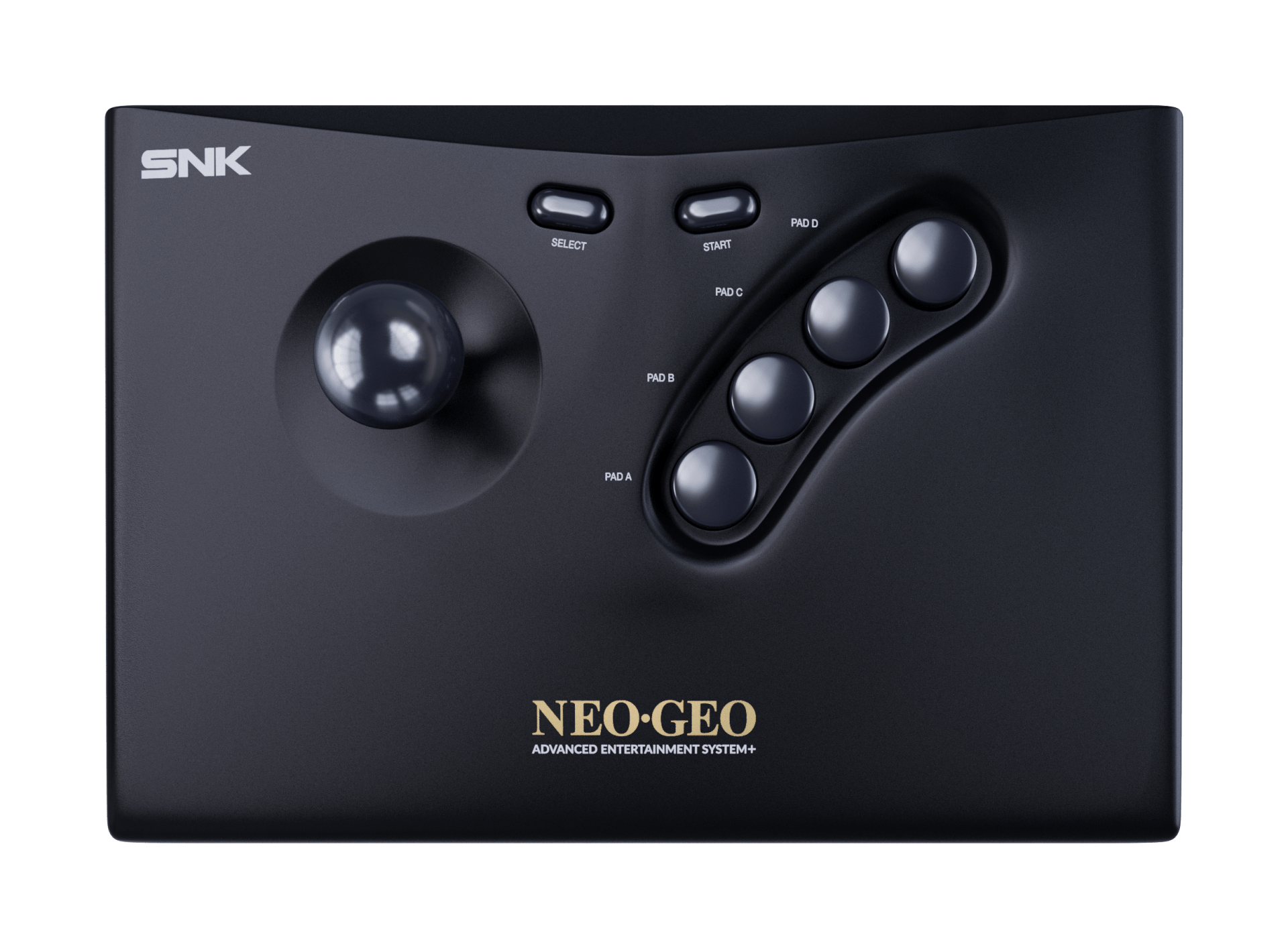 NEOGEO AES+ brezžična arkadna igralna palica črne barve 4020628550363