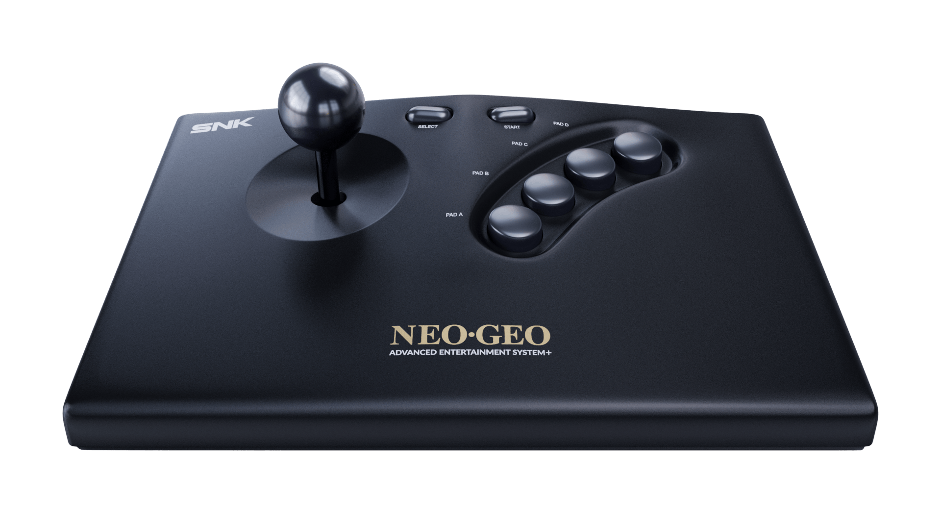 NEOGEO AES+ brezžična arkadna igralna palica črne barve 4020628550363