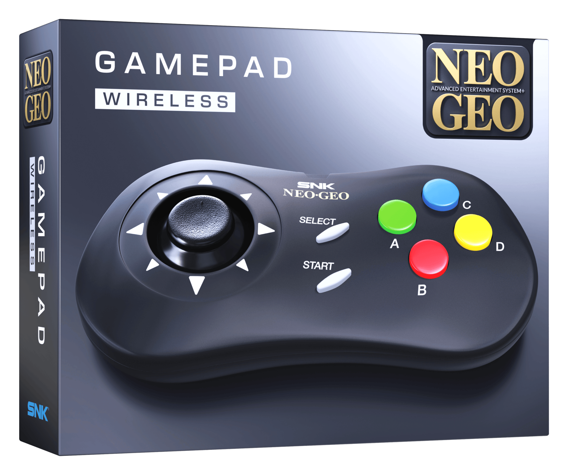 NEOGEO AES+ brezžični kontroler črne barve 4020628550325