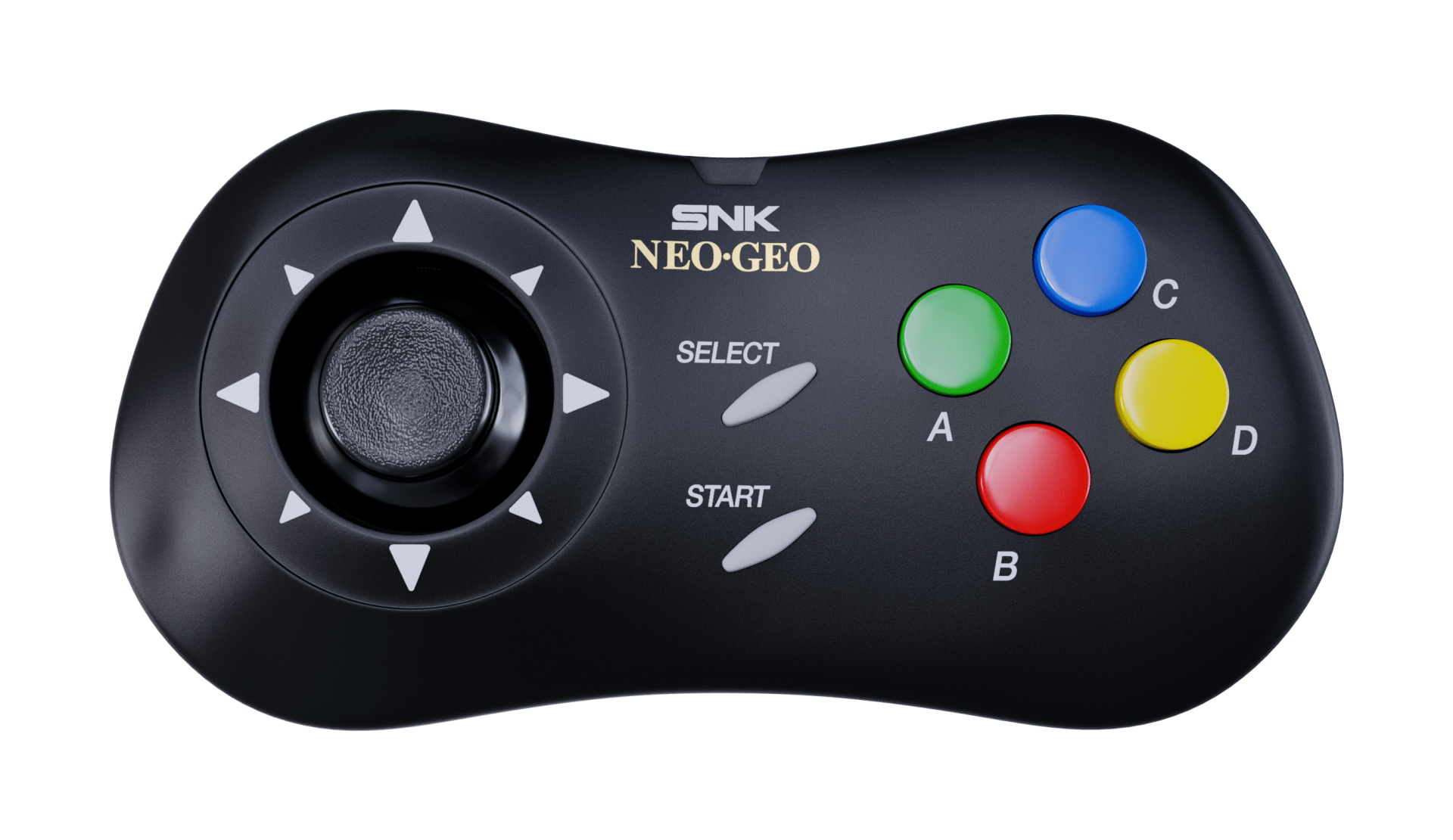 NEOGEO AES+ brezžični kontroler črne barve 4020628550325
