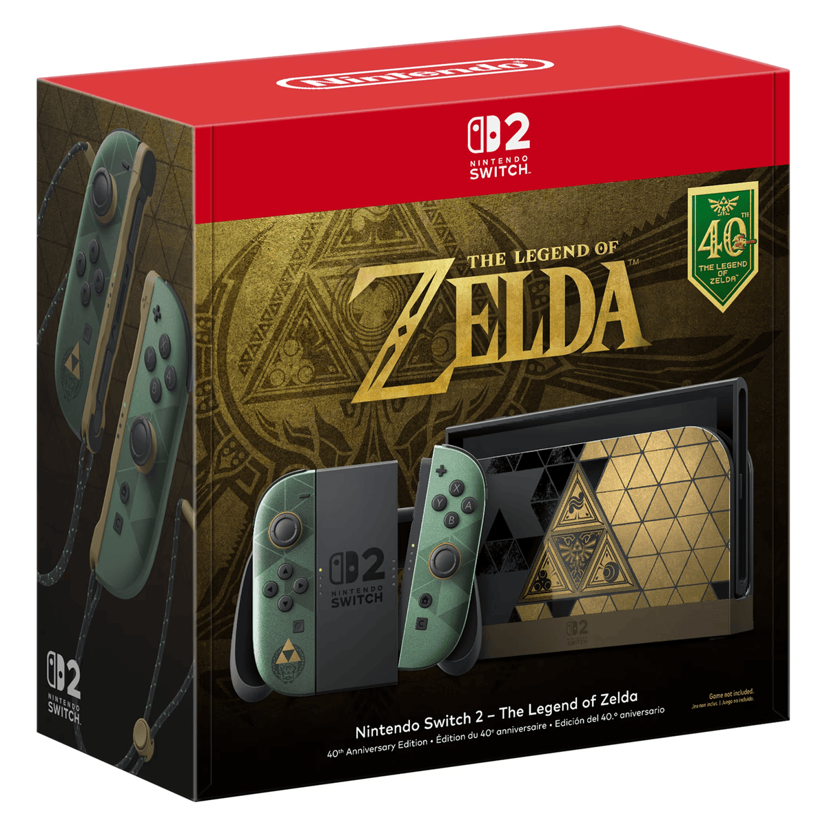 Nintendo Switch 2 konzola The Legend of Zelda 40th Anniversary Edition 045496337292