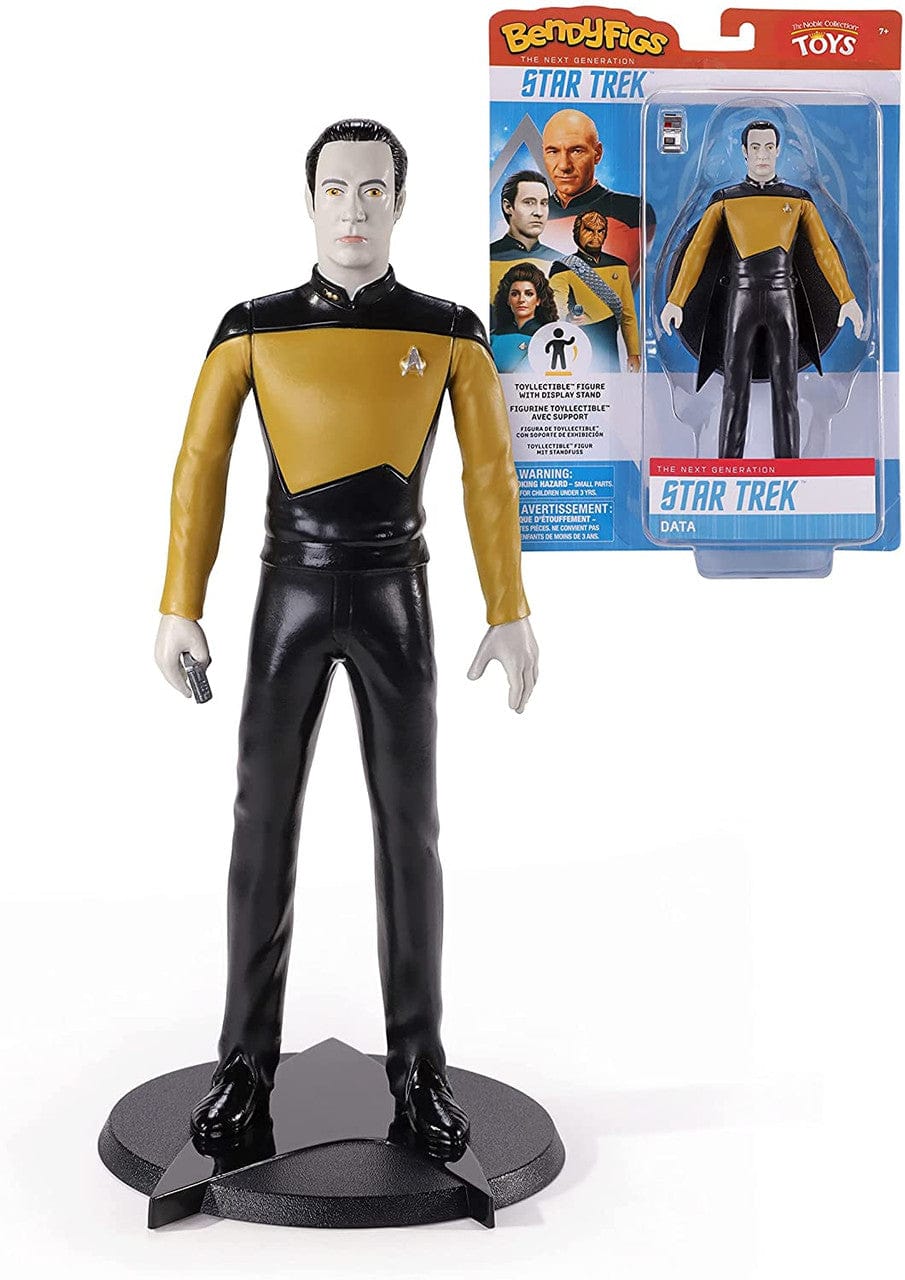 NOBLE COLLECTION - CBS - BENDYFIGS - DATA figura 849421007287