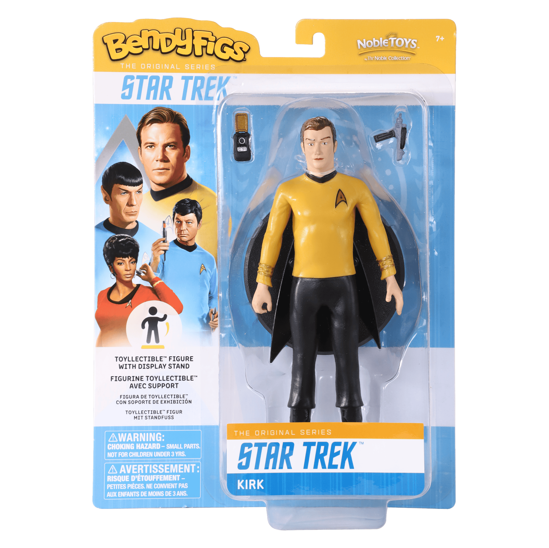 NOBLE COLLECTION - CBS - BENDYFIGS - KIRK figura 849421007263