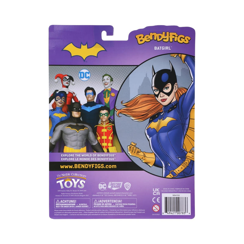 NOBLE COLLECTION DC - BATGIRL BENDYFIG (COMIC) 849421007836
