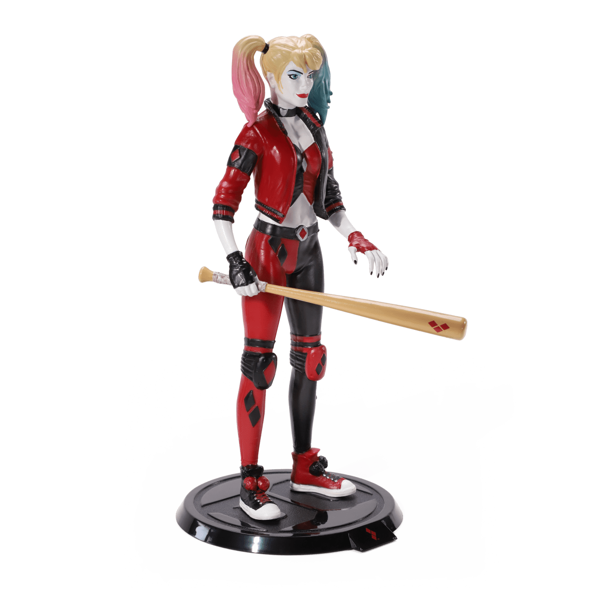 NOBLE COLLECTION DC - SS - HARLEY QUINN BOP REBIRTH BENDYFIG (COMIC) 849421007607