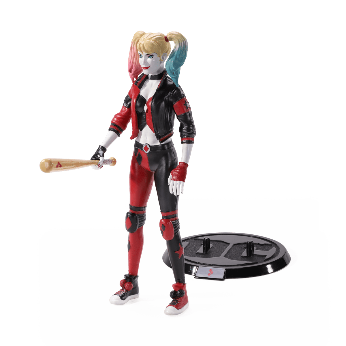 NOBLE COLLECTION DC - SS - HARLEY QUINN BOP REBIRTH BENDYFIG (COMIC) 849421007607