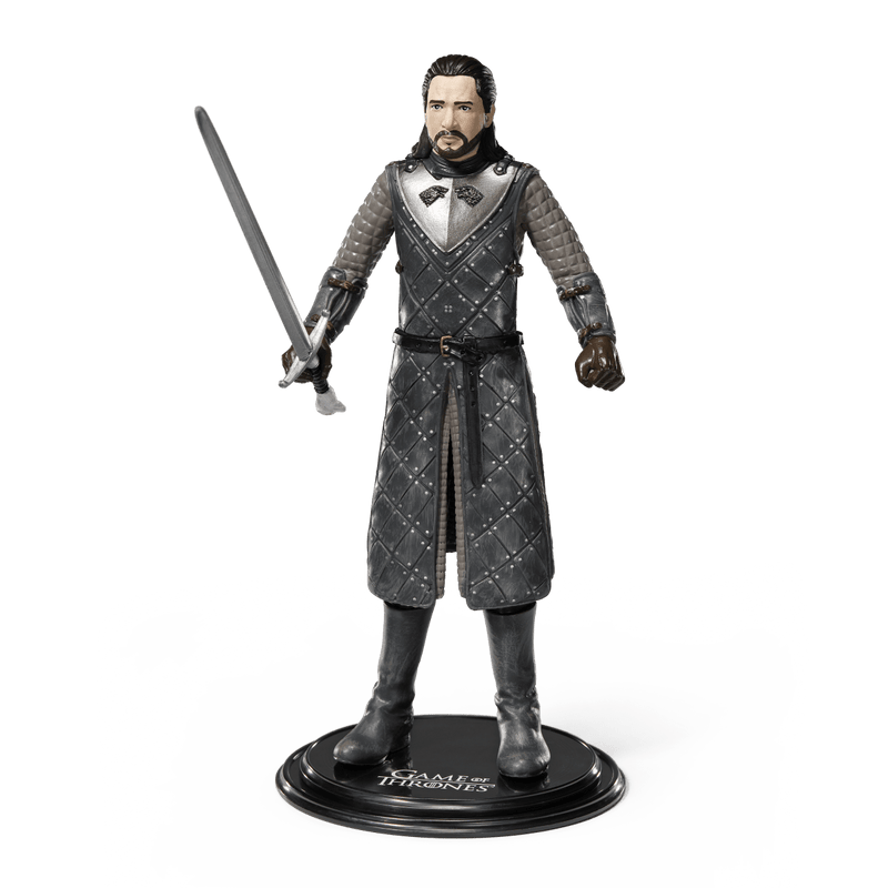 NOBLE COLLECTION - GAME OF THRONES - JON SNOW BENDYFIG 849421007997