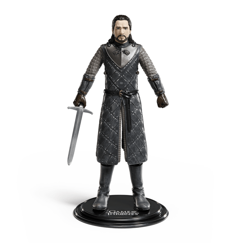 NOBLE COLLECTION - GAME OF THRONES - JON SNOW BENDYFIG 849421007997