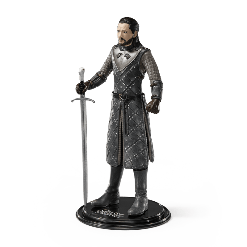 NOBLE COLLECTION - GAME OF THRONES - JON SNOW BENDYFIG 849421007997