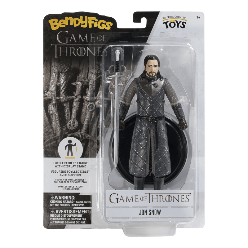 NOBLE COLLECTION - GAME OF THRONES - JON SNOW BENDYFIG 849421007997