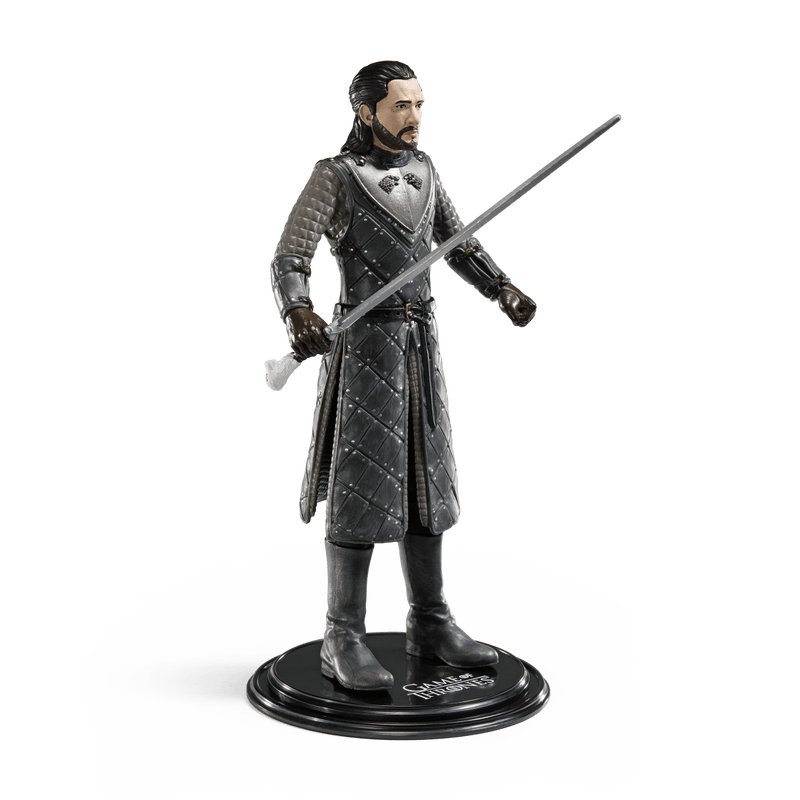 NOBLE COLLECTION - GAME OF THRONES - JON SNOW BENDYFIG 849421007997