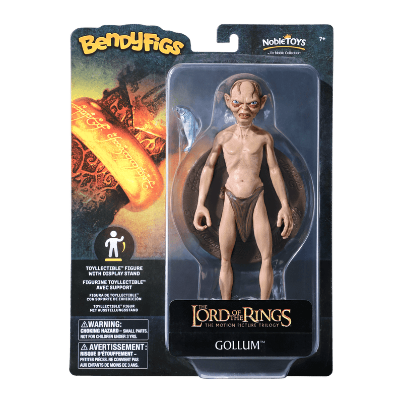 NOBLE COLLECTION - LORD OF THE RING - GOLLUM BENDYFIG 849421006853
