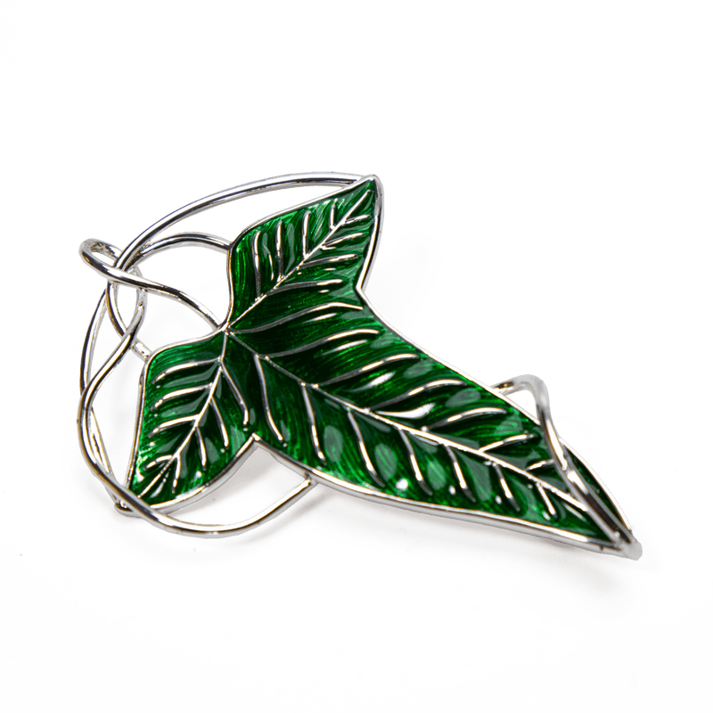 NOBLE COLLECTION - LORD OF THE RING - J - ELVEN LEAF BROOCH COSTUME 812370016556